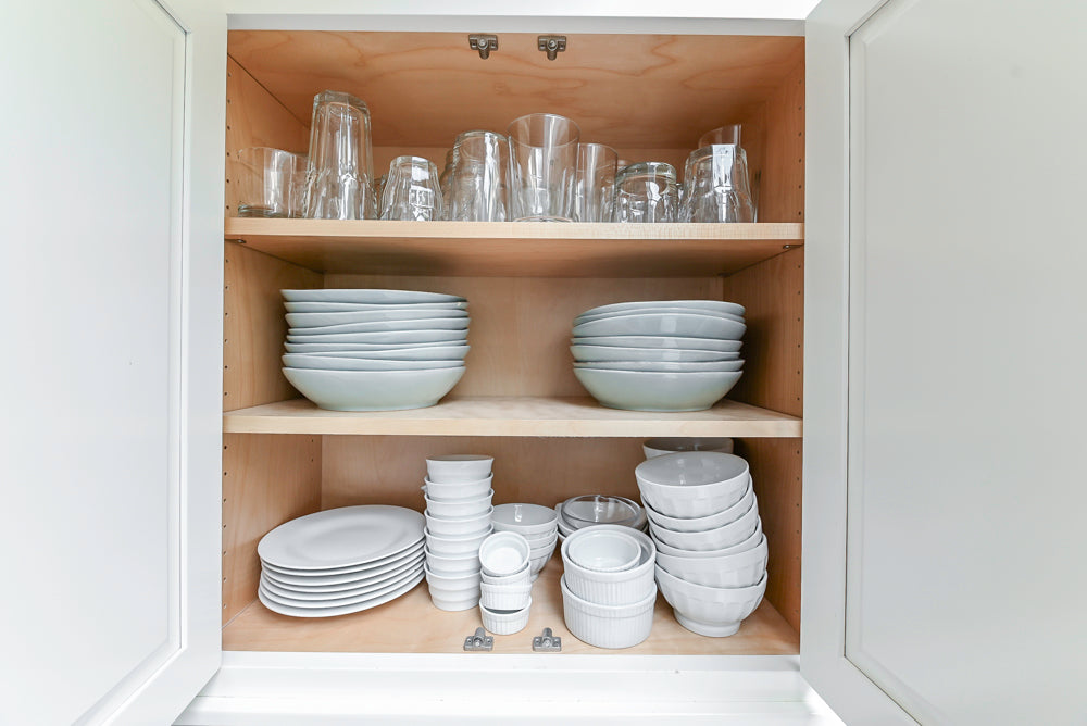 Plain & Fancy Transitional White Kitchen with Island, Countertops and Wolf & Sub-Zero Appliances