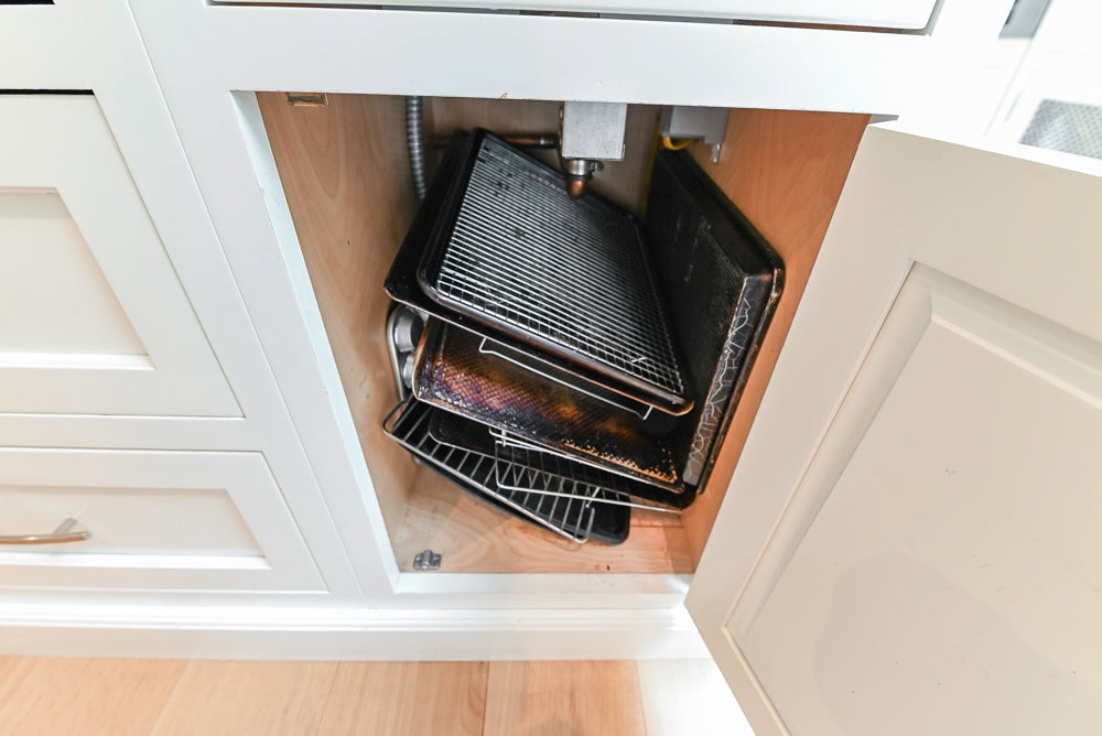 Plain & Fancy Transitional White Kitchen with Island, Countertops and Wolf & Sub-Zero Appliances