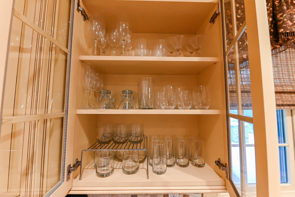 Custom Traditional Cream Kitchen with Island, Butler's Pantry and Viking Appliances