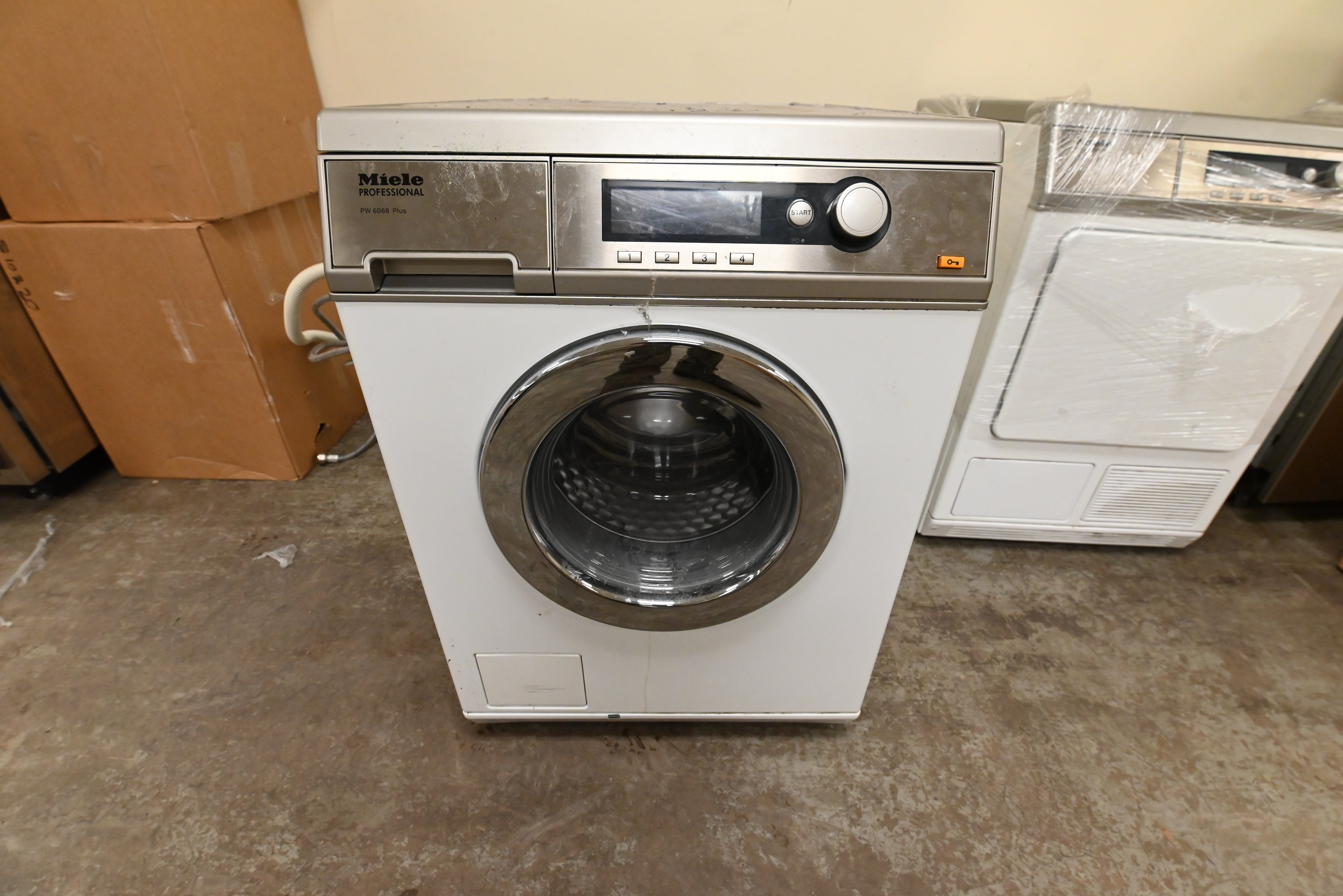 Miele PW6068 24" White Front Load Washer