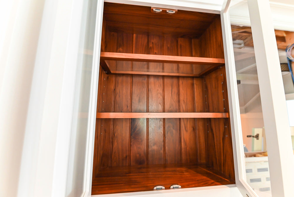 Christopher Peacock Transitional White Kitchen with Island and Miele Appliances