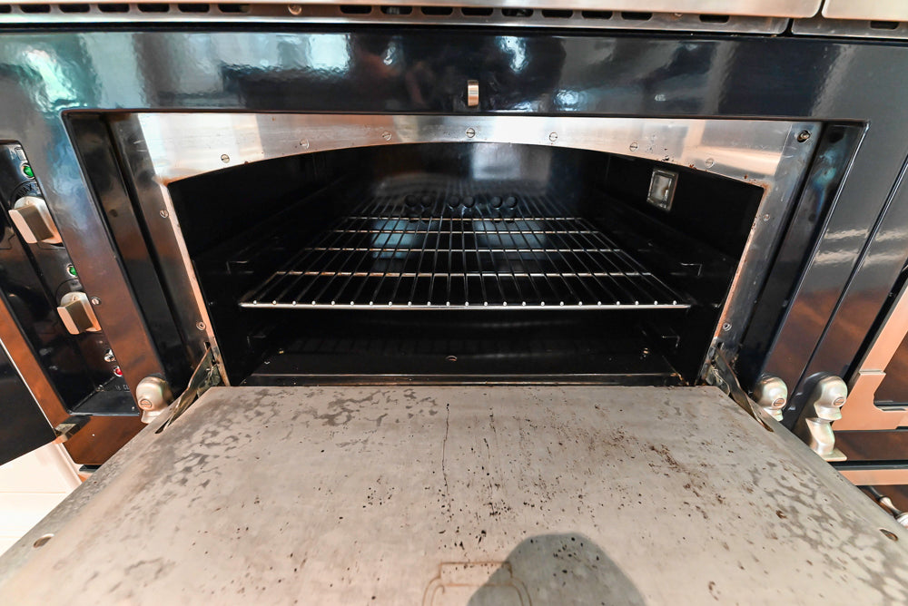 Christopher Peacock Transitional White Kitchen with Island and Miele Appliances