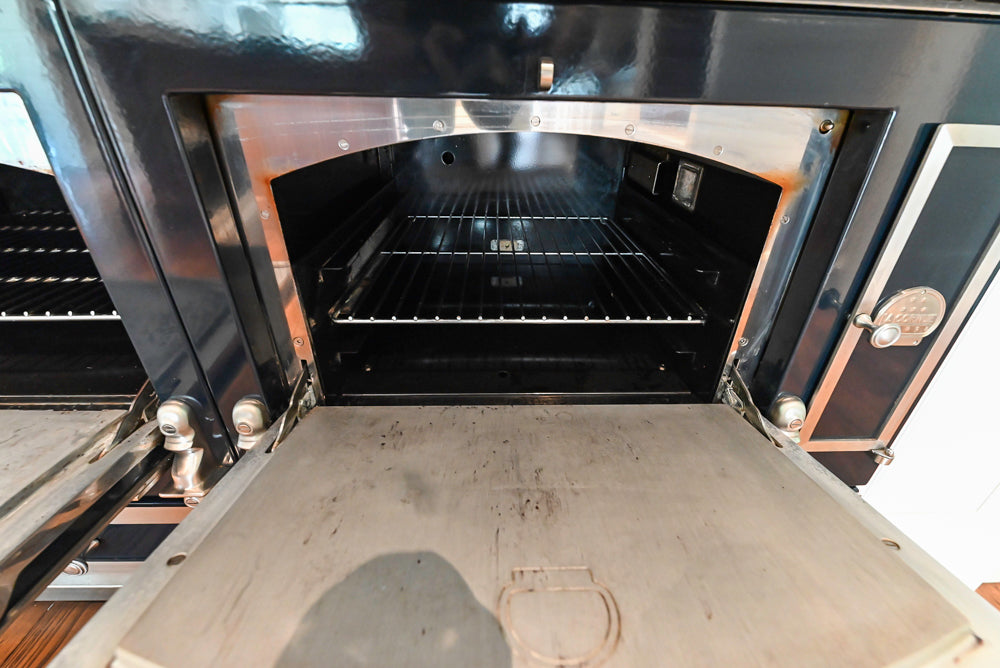 Christopher Peacock Transitional White Kitchen with Island and Miele Appliances