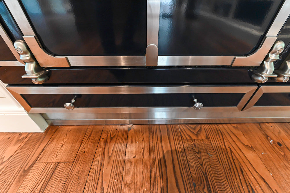 Christopher Peacock Transitional White Kitchen with Island and Miele Appliances