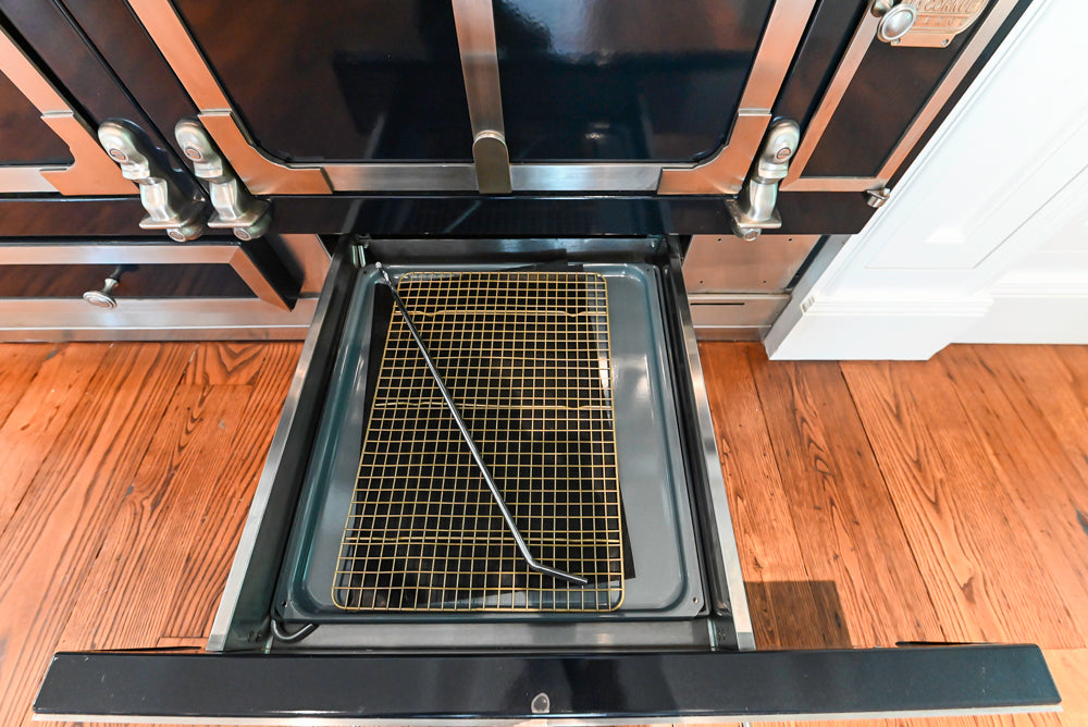 Christopher Peacock Transitional White Kitchen with Island and Miele Appliances