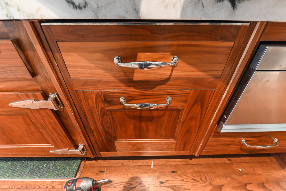 Christopher Peacock Transitional White Kitchen with Island and Miele Appliances