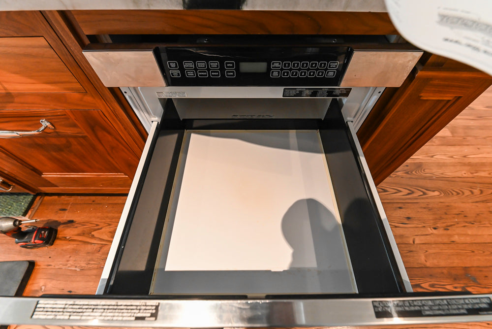 Christopher Peacock Transitional White Kitchen with Island and Miele Appliances