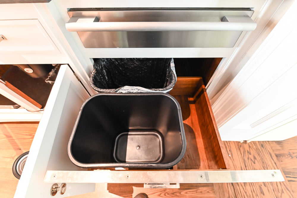 Christopher Peacock Transitional White Kitchen with Island and Miele Appliances