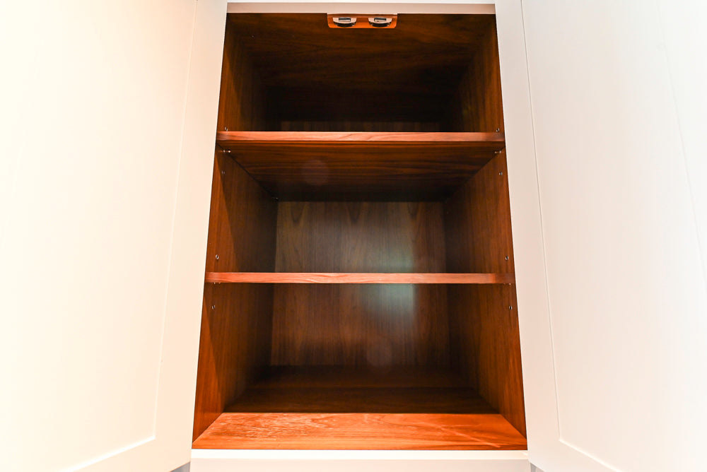 Christopher Peacock Transitional White Kitchen with Island and Miele Appliances