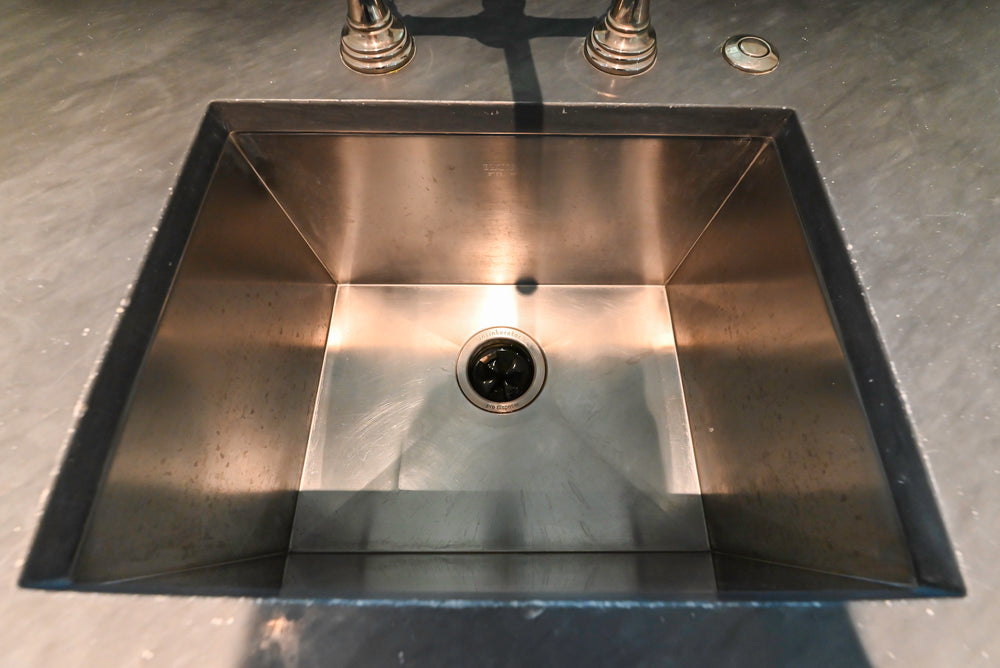 Christopher Peacock Transitional White Kitchen with Island and Miele Appliances