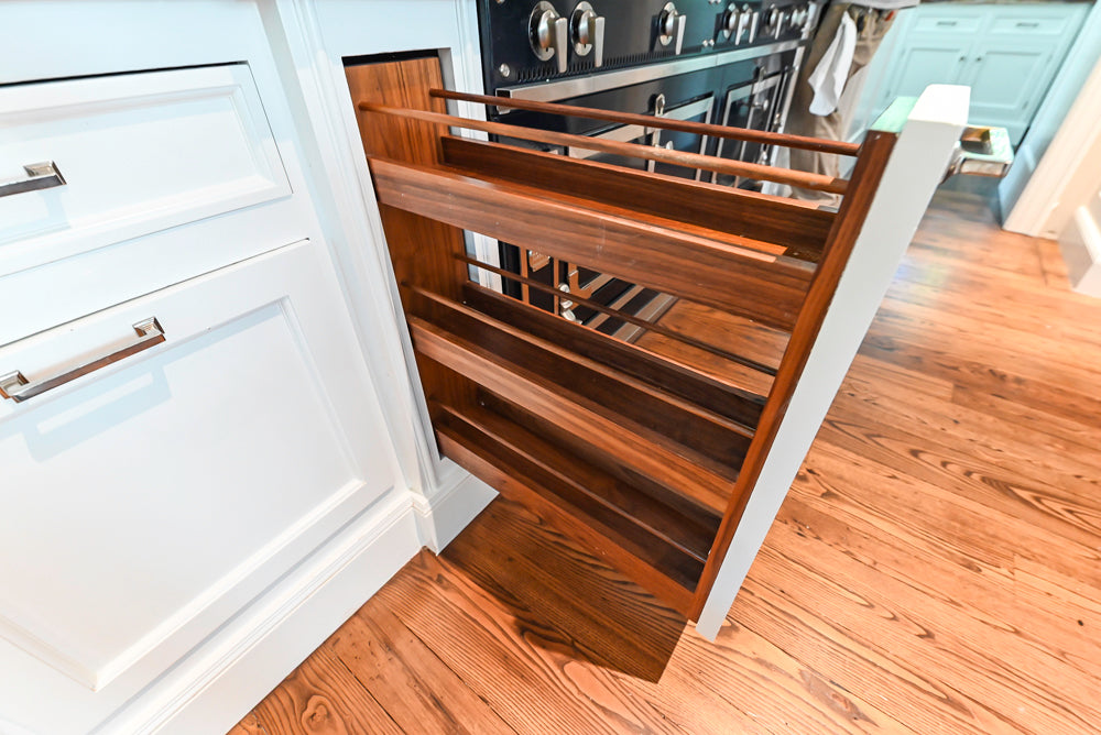 Christopher Peacock Transitional White Kitchen with Island and Miele Appliances