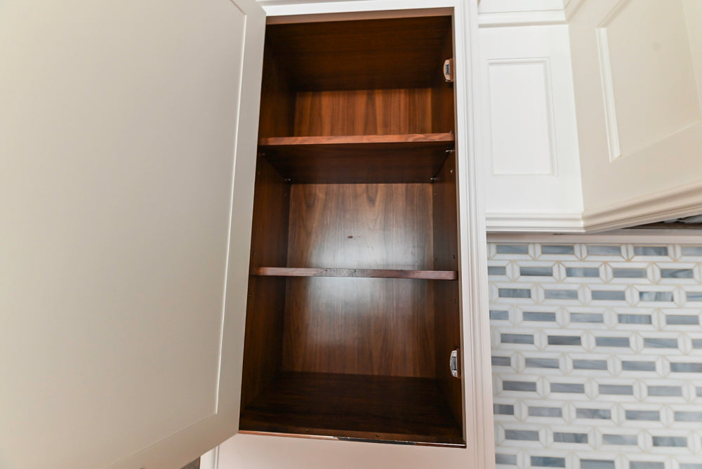 Christopher Peacock Transitional White Kitchen with Island and Miele Appliances