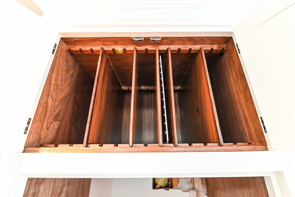 Christopher Peacock Transitional White Kitchen with Island and Miele Appliances