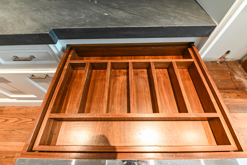 Christopher Peacock Transitional White Kitchen with Island and Miele Appliances