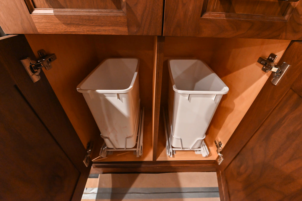 Custom Transitional Wooden Brown Wet Bar Area with Seating Room & Stone Countertops