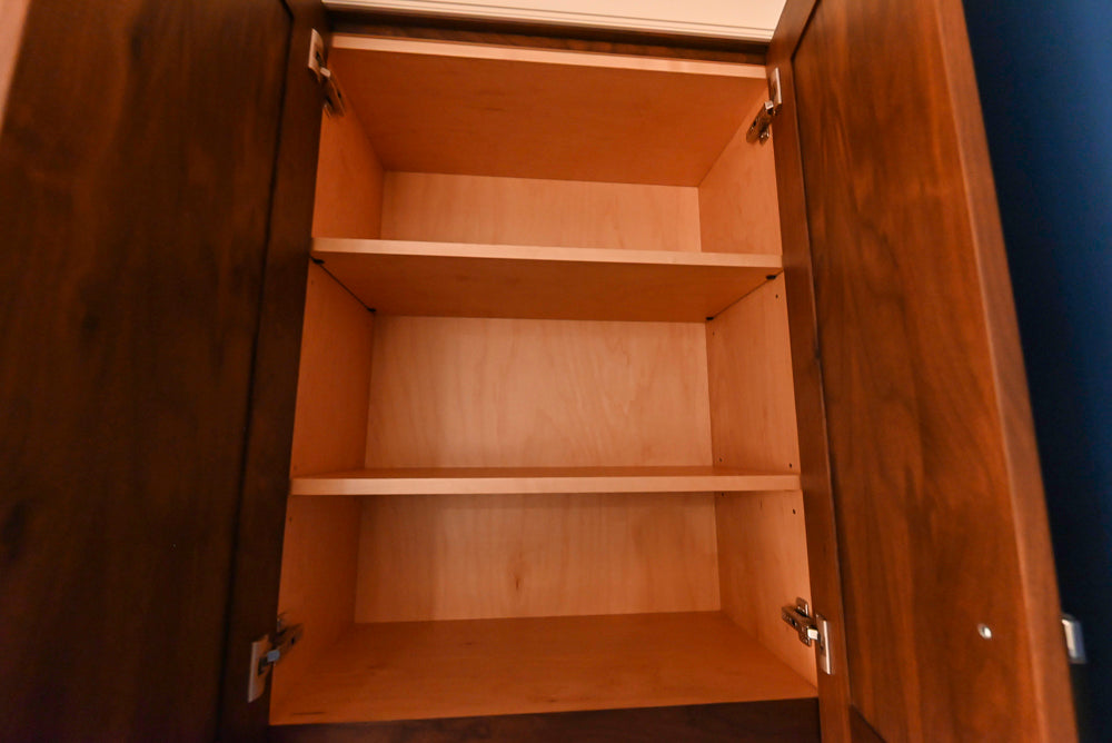 Custom Transitional Wooden Brown Wet Bar Area with Seating Room & Stone Countertops