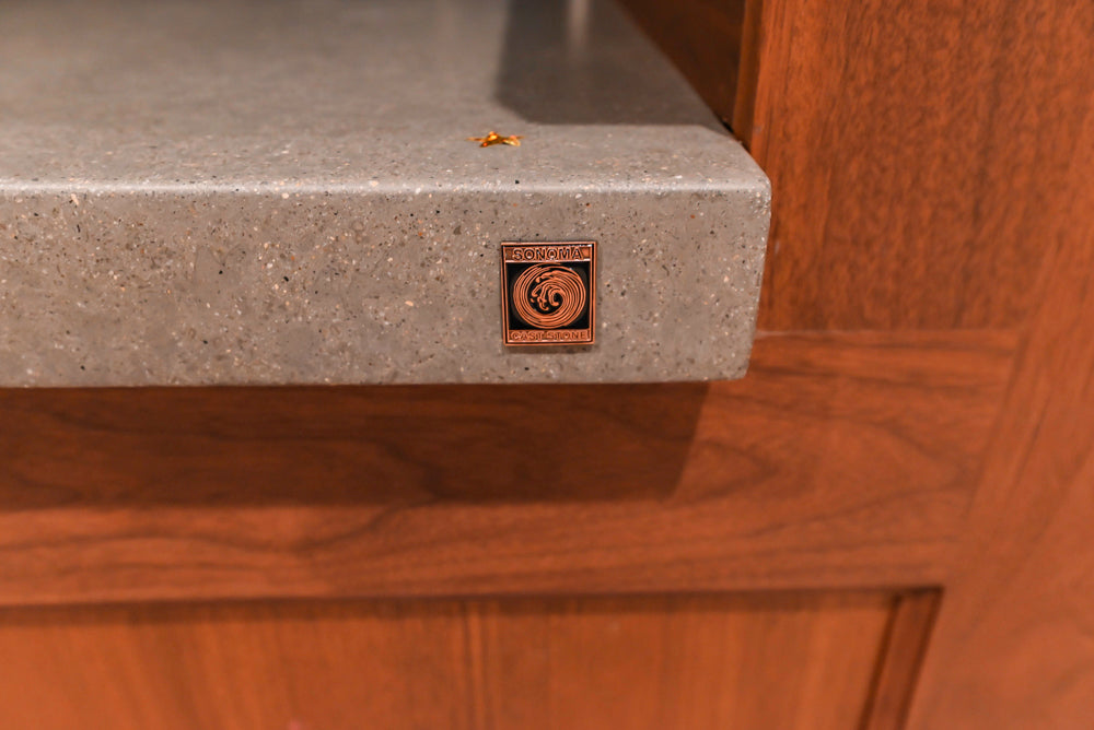 Custom Transitional Wooden Brown Wet Bar Area with Seating Room & Stone Countertops