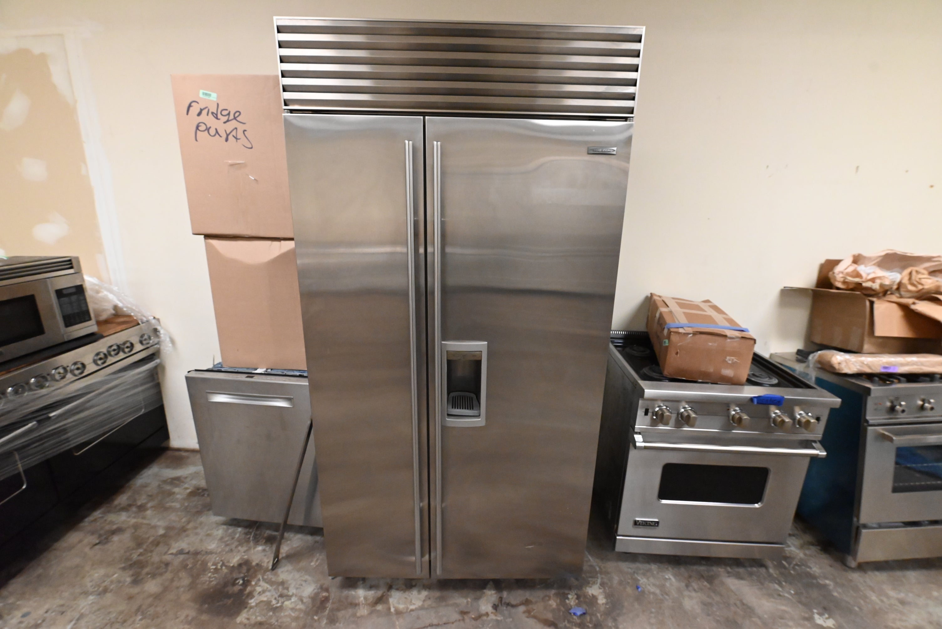 Sub-Zero BI-42SD/S/TH 42" Stainless Steel Side by Side Refrigerator