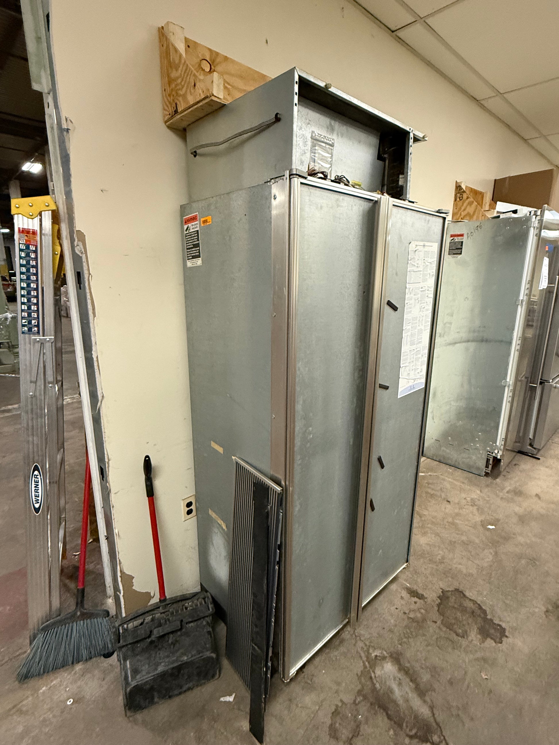 Sub-Zero 561/F 36" Panel Ready Side by Side Refrigerator, Pre-Owned