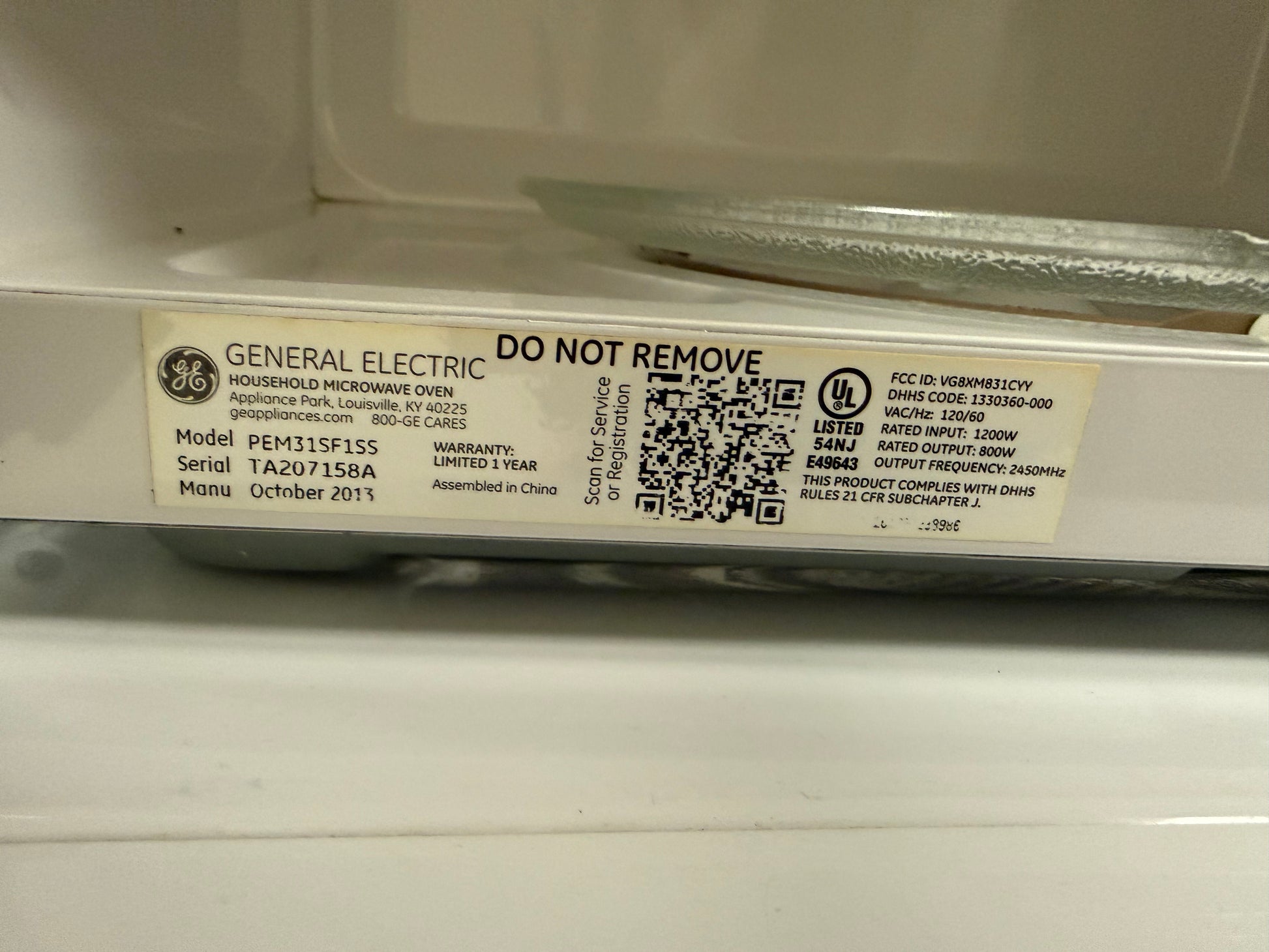 GE Profile PEM31SFSS 24" Stainless Steel Countertop Microwave