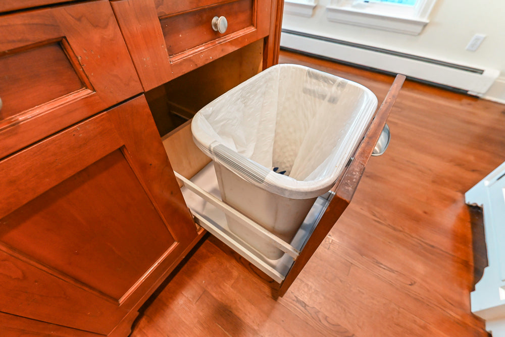 Custom Traditional White Kitchen with Wood Island, Granite Countertops and Wolf Range