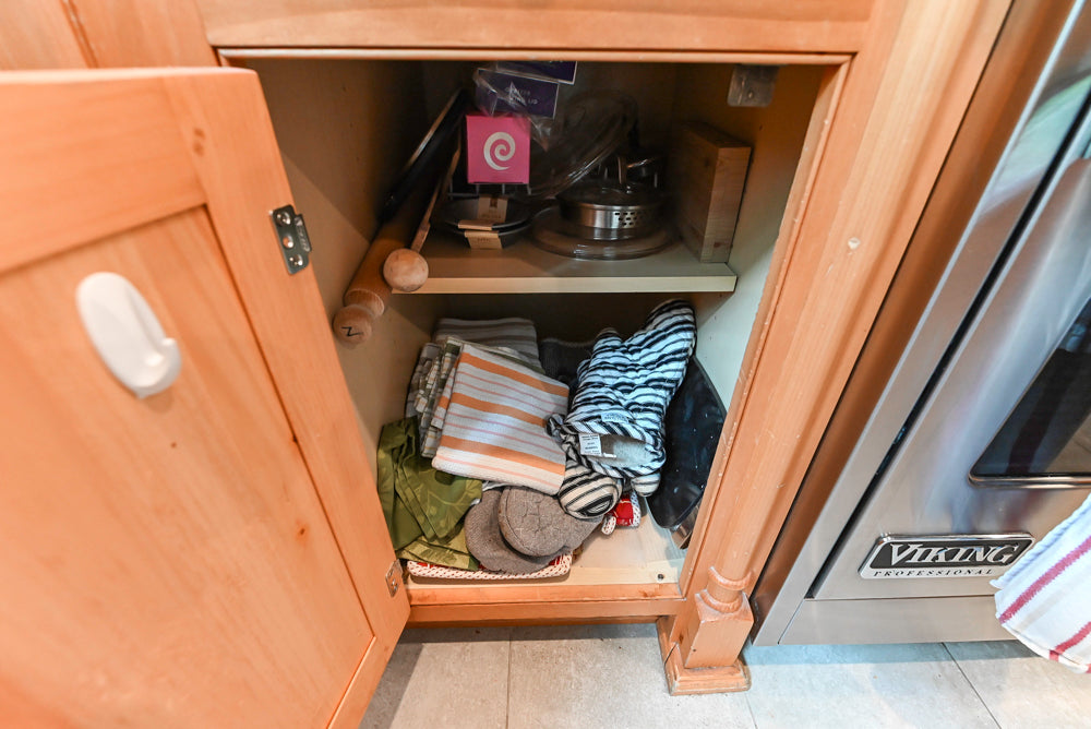Custom Traditional Natural Wood Kitchen with Granite Countertops and Appliances