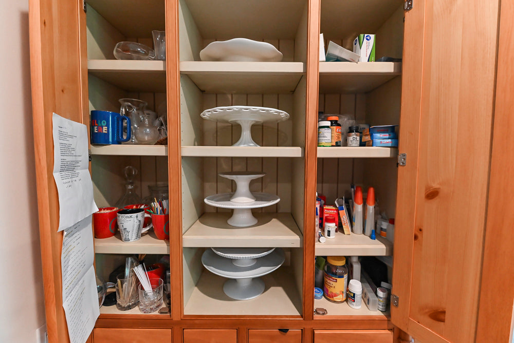 Custom Traditional Natural Wood Kitchen with Granite Countertops and Appliances