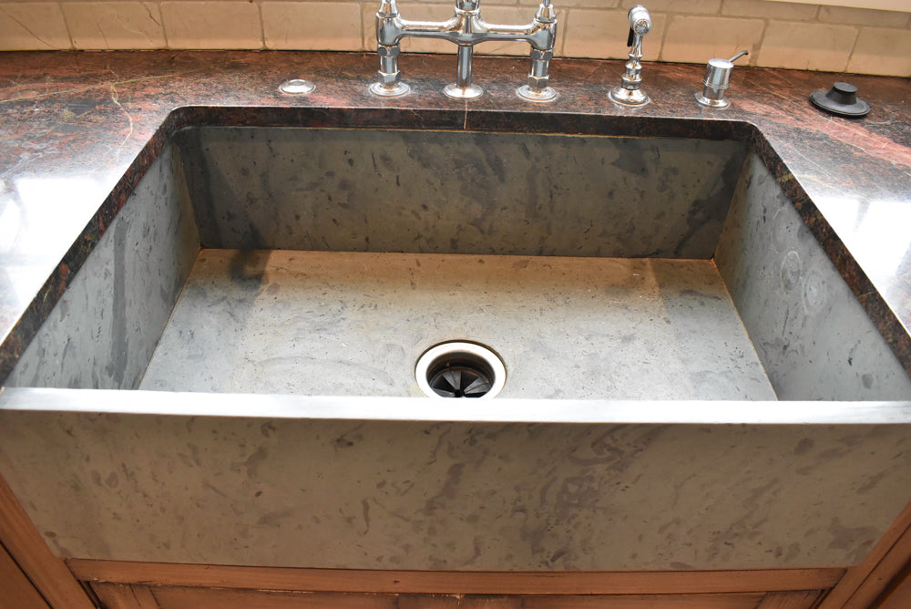 Custom Traditional Distressed Two-Tone Kitchen with Double Island, Stone Countertops and Sub-Zero & Wolf Appliances