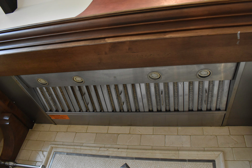 Custom Traditional Distressed Two-Tone Kitchen with Double Island, Stone Countertops and Sub-Zero & Wolf Appliances