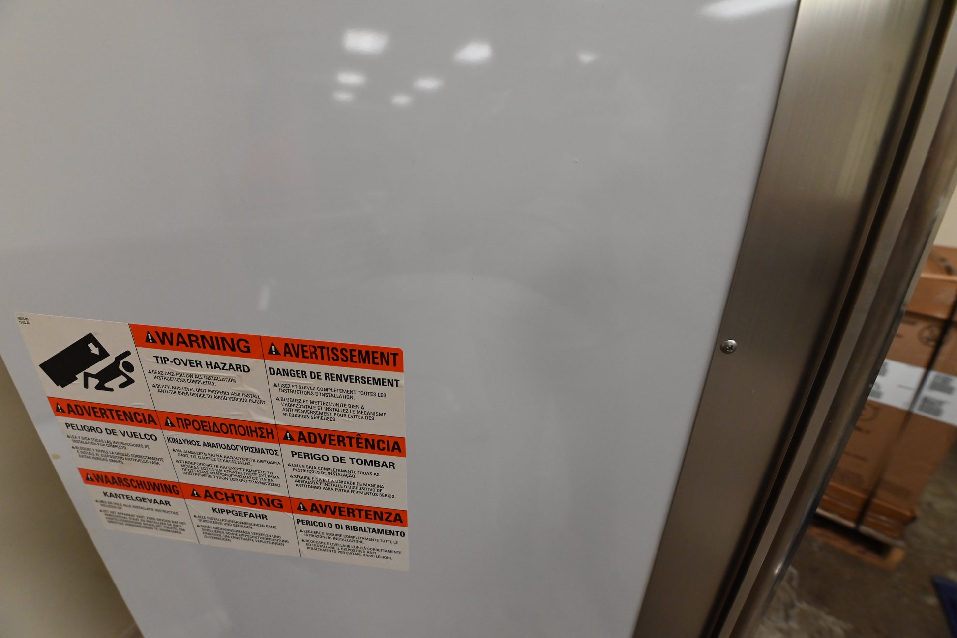 Monogram ZISS420DXDSS 42" Stainless Steel Side by Side Refrigerator, Pre-Owned, 2015