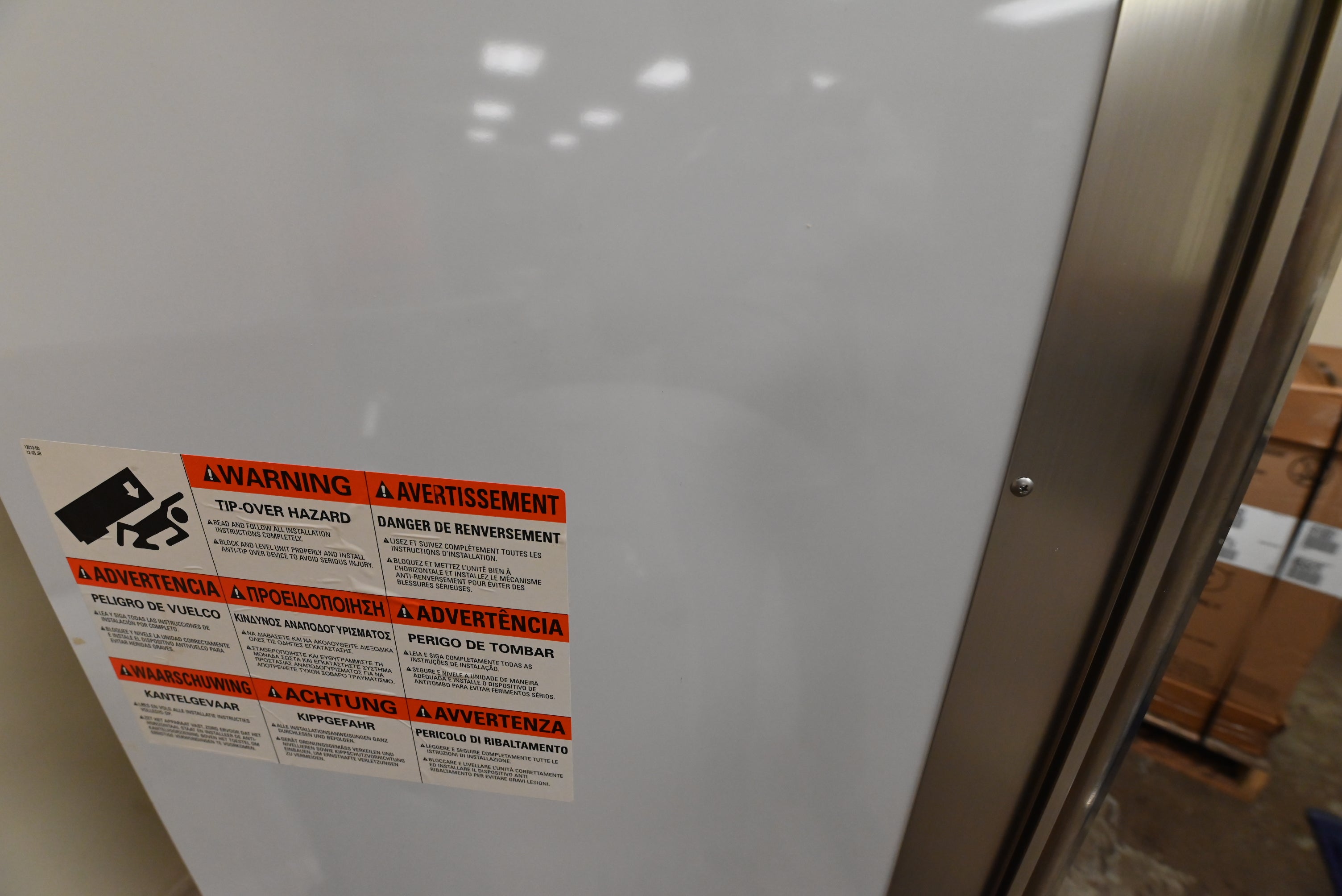 Monogram ZISS420DXDSS 42" Stainless Steel Side by Side Refrigerator, Pre-Owned, 2015