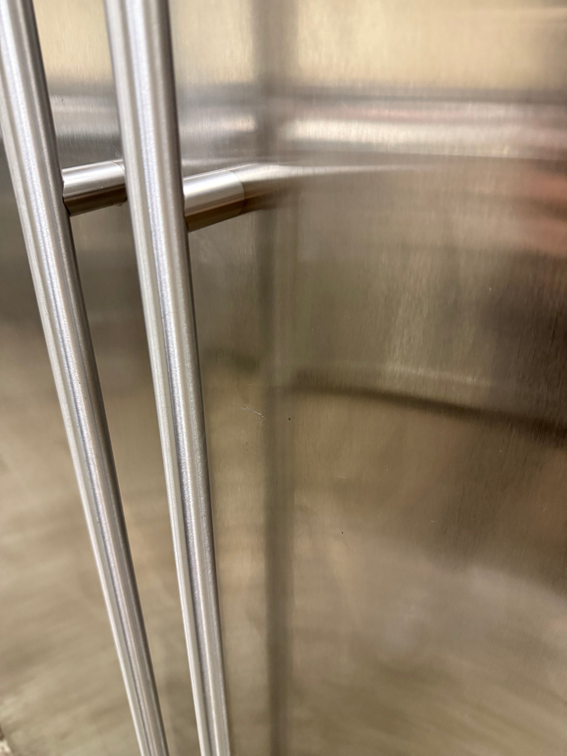 Monogram ZISS420DXDSS 42" Stainless Steel Side by Side Refrigerator, Pre-Owned, 2015