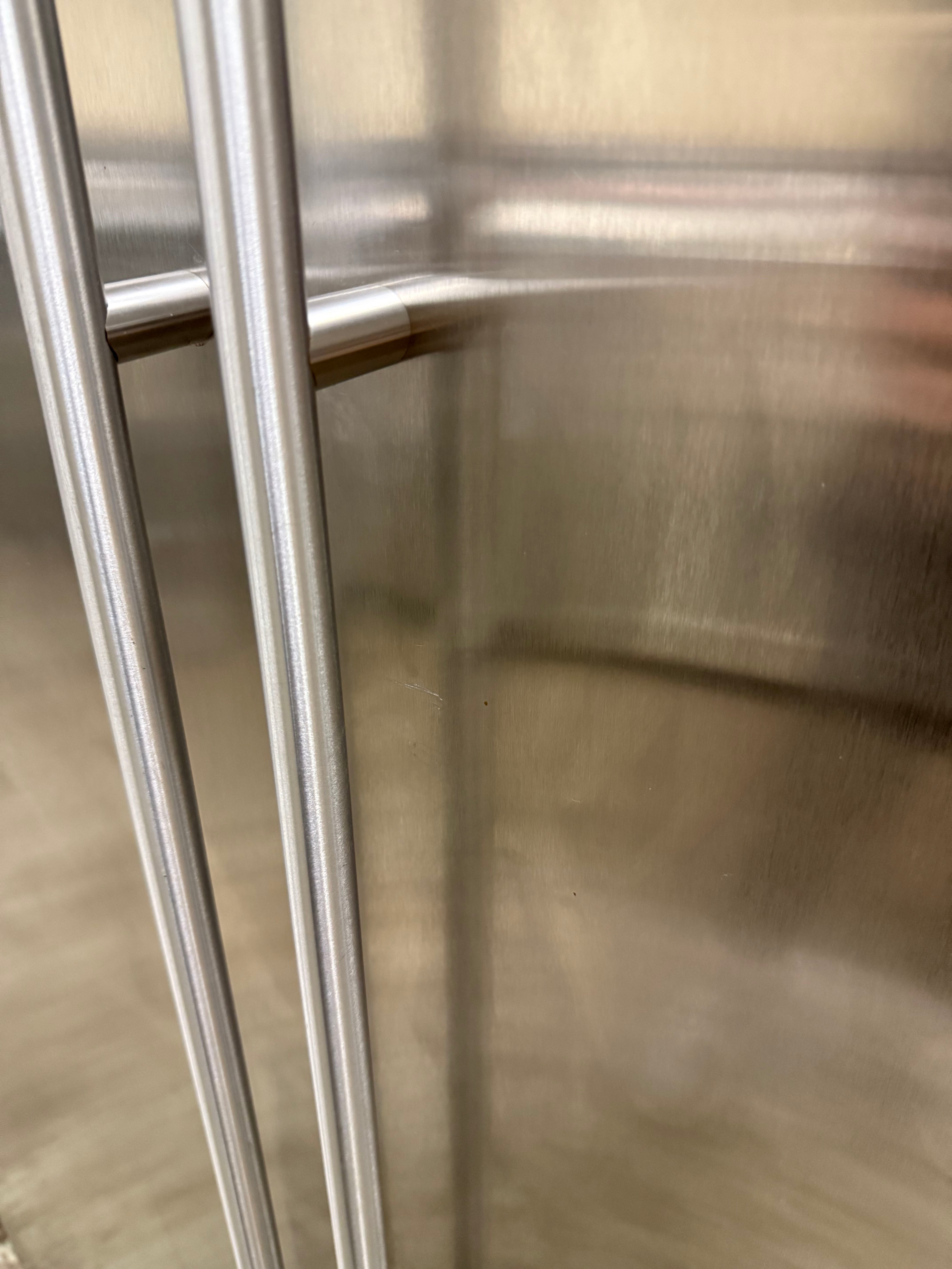 Monogram ZISS420DXDSS 42" Stainless Steel Side by Side Refrigerator, Pre-Owned, 2015