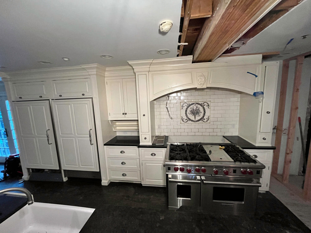 Rutt Traditional White Kitchen with Butler's Pantry, 48" Wolf Range & Sub-Zero Refrigerators