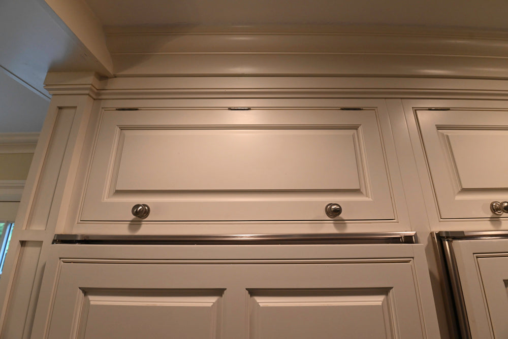 Rutt Traditional White Kitchen with Butler's Pantry, 48" Wolf Range & Sub-Zero Refrigerators