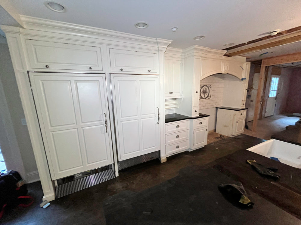 Rutt Traditional White Kitchen with Butler's Pantry, 48" Wolf Range & Sub-Zero Refrigerators