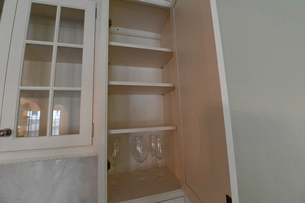 Rutt Traditional White Kitchen with Butler's Pantry, 48" Wolf Range & Sub-Zero Refrigerators