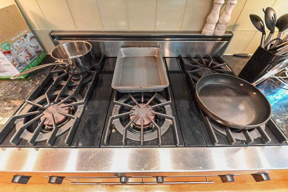 Custom Transitional Kitchen with Island, Granite Countertops and Complete Appliance Package