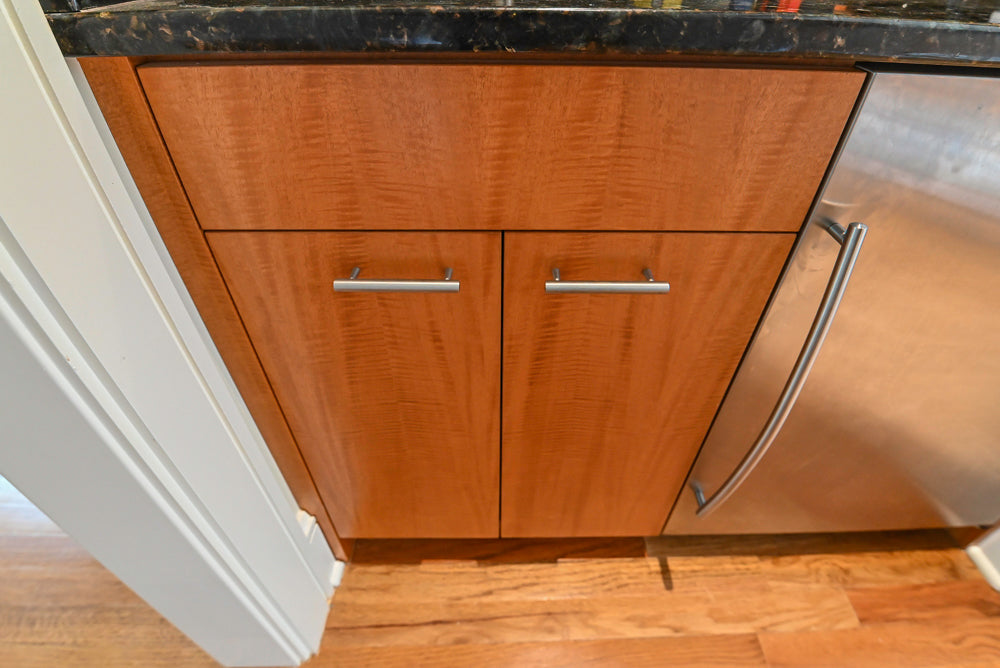 Custom Transitional Wet Bar with Sink, Faucet & Granite Countertops