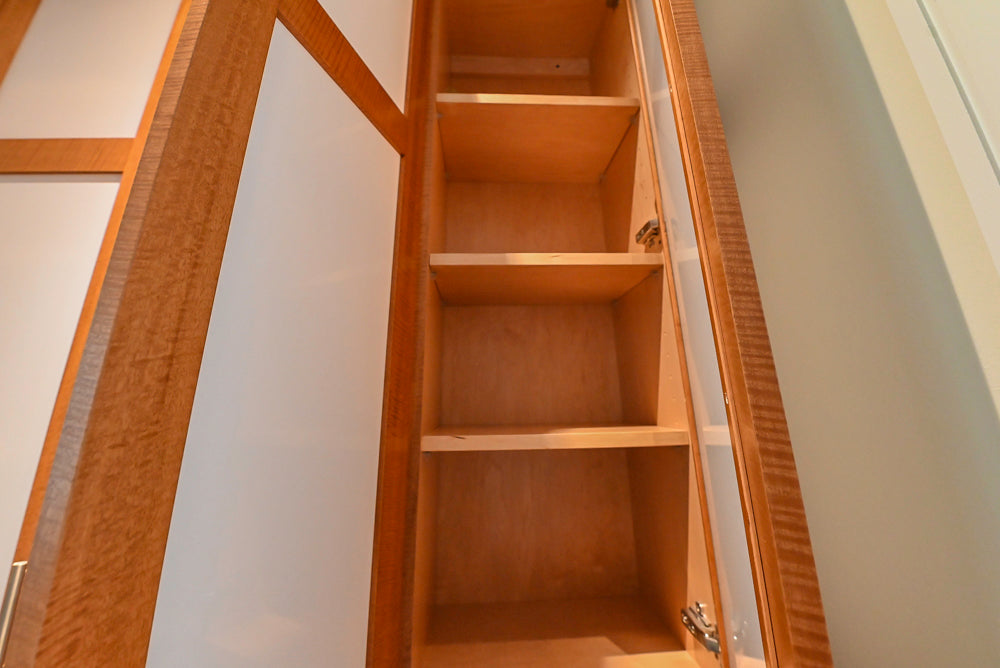 Custom Transitional Wet Bar with Sink, Faucet & Granite Countertops