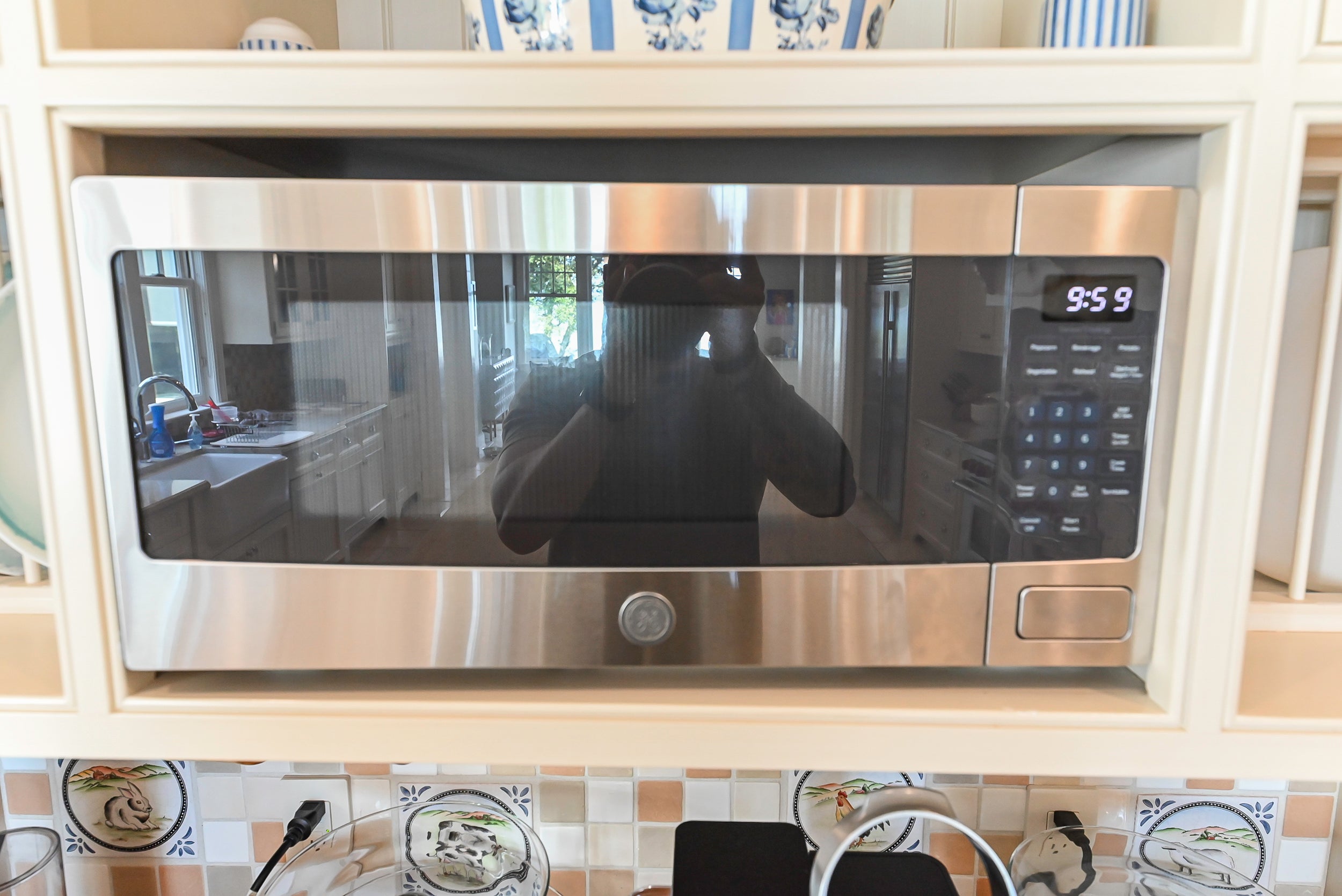 Craftmaid Traditional Off White Kitchen with Island, Granite Countertops & 48" Sub-Zero Refrigerator