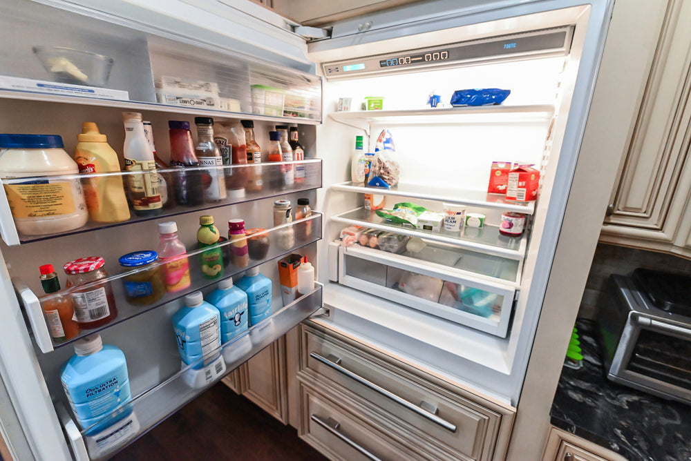 Yorktowne Traditional Cream Kitchen with Island, Cherry Dry Bar and Wolf & Sub-Zero Appliances