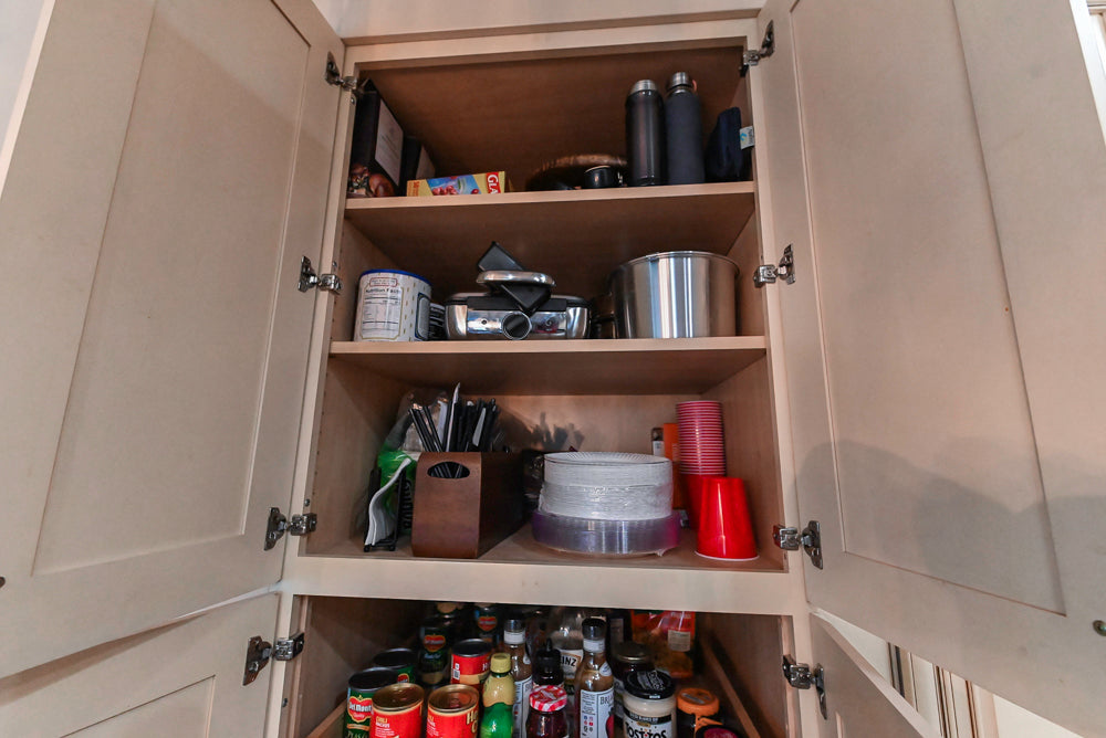 Yorktowne Traditional Cream Kitchen with Island, Cherry Dry Bar and Wolf & Sub-Zero Appliances