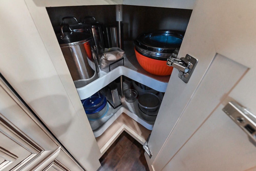 Yorktowne Traditional Cream Kitchen with Island, Cherry Dry Bar and Wolf & Sub-Zero Appliances
