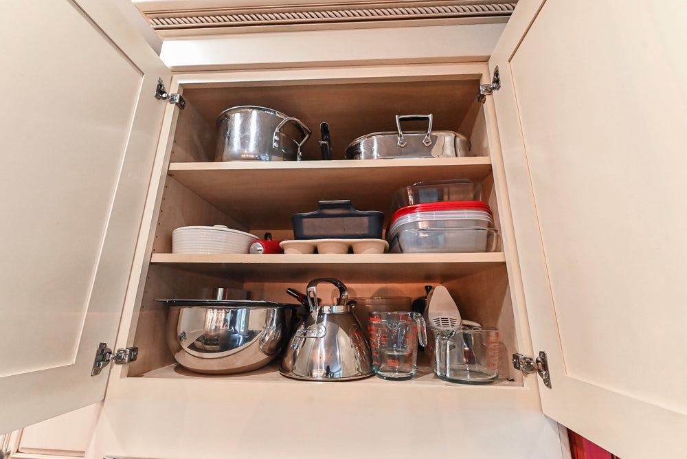 Yorktowne Traditional Cream Kitchen with Island, Cherry Dry Bar and Wolf & Sub-Zero Appliances