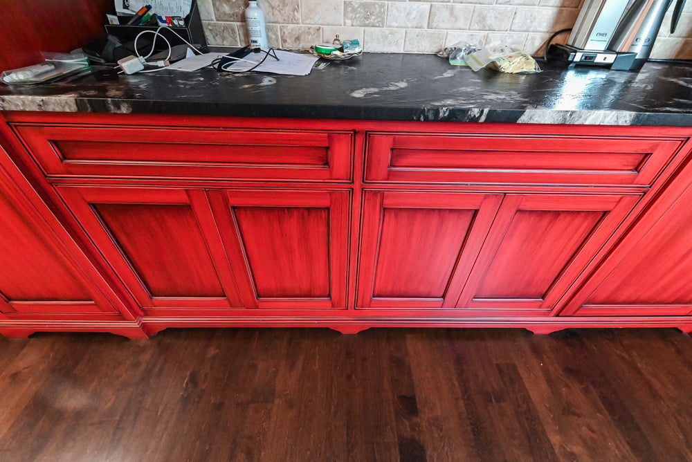 Yorktowne Traditional Cream Kitchen with Island, Cherry Dry Bar and Wolf & Sub-Zero Appliances