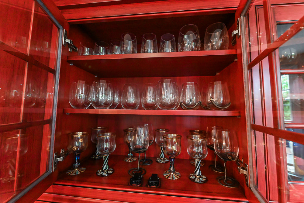 Yorktowne Traditional Cream Kitchen with Island, Cherry Dry Bar and Wolf & Sub-Zero Appliances