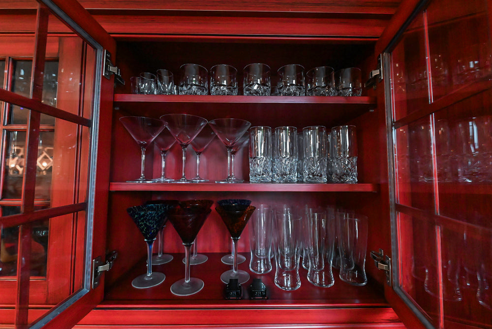 Yorktowne Traditional Cream Kitchen with Island, Cherry Dry Bar and Wolf & Sub-Zero Appliances