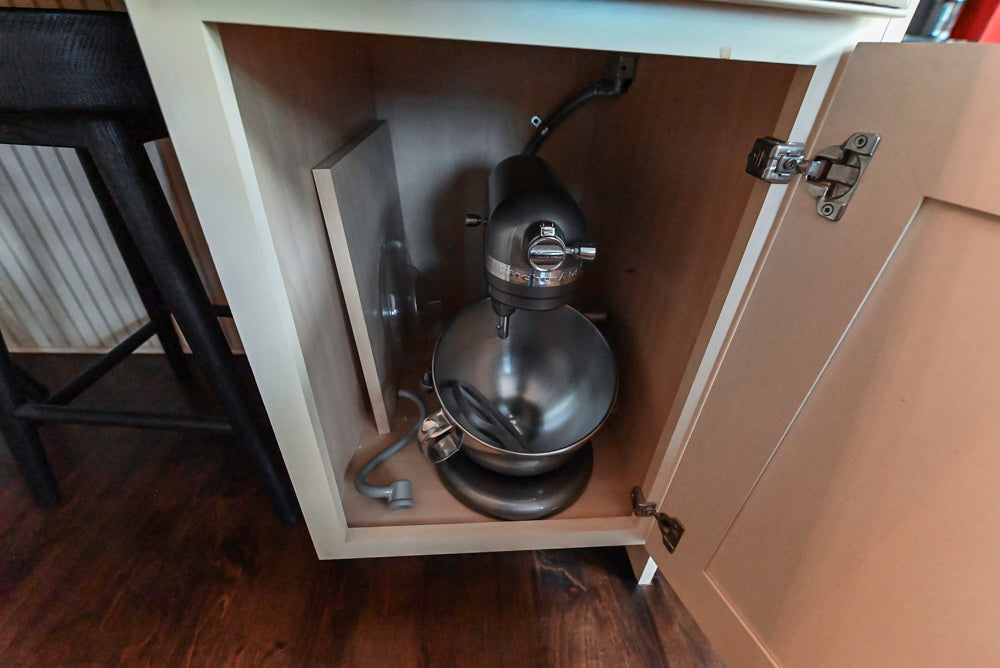 Yorktowne Traditional Cream Kitchen with Island, Cherry Dry Bar and Wolf & Sub-Zero Appliances