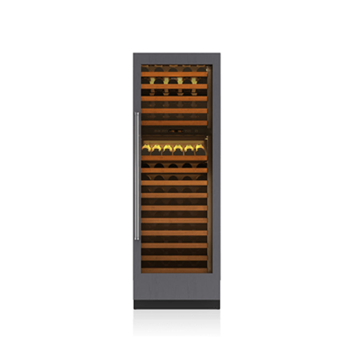 Sub-Zero 427G 27" White Paneled Dual Zone Tall Wine Cooler, Right Hinged, Panel Ready, 2011
